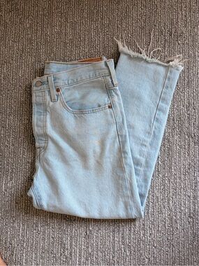 Levi's Light Blue High-Rise 501 Jeans